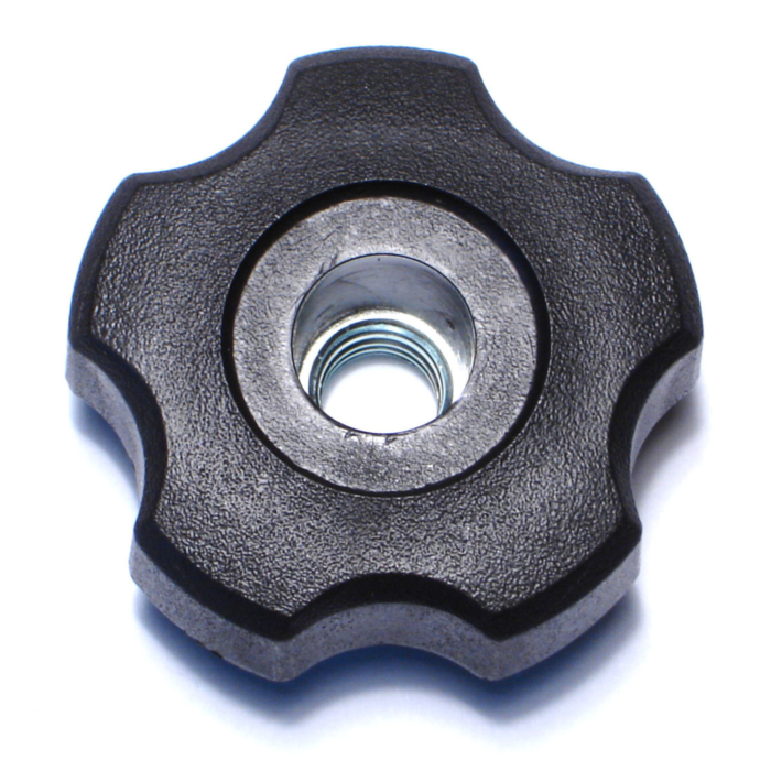 Midwest Fastener Fem Fluted Knob, 3/8-16 x 1-3/4