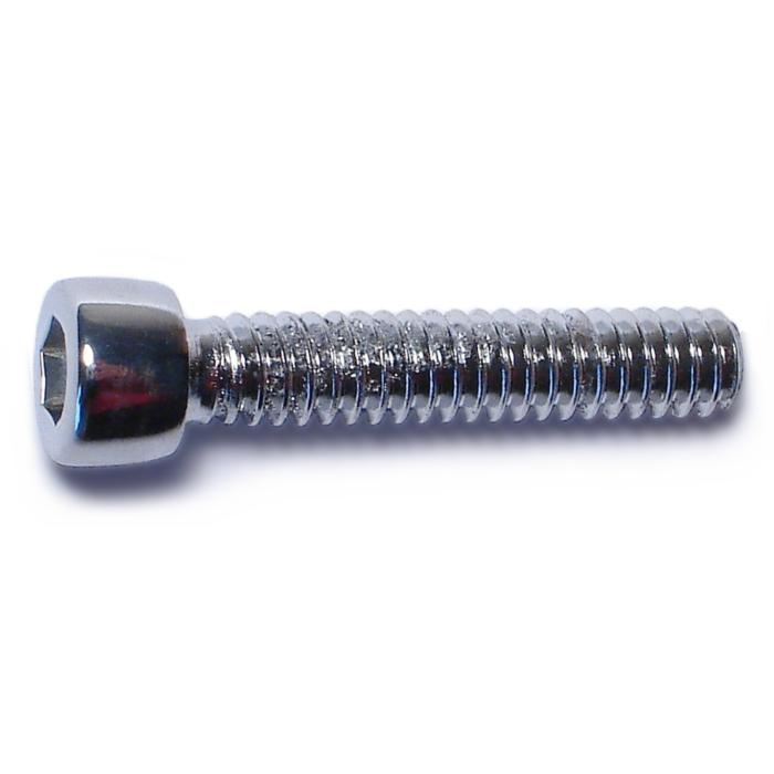 10-24 x 1" Socket Head Cap Screw, Coarse Thread, Chrome 