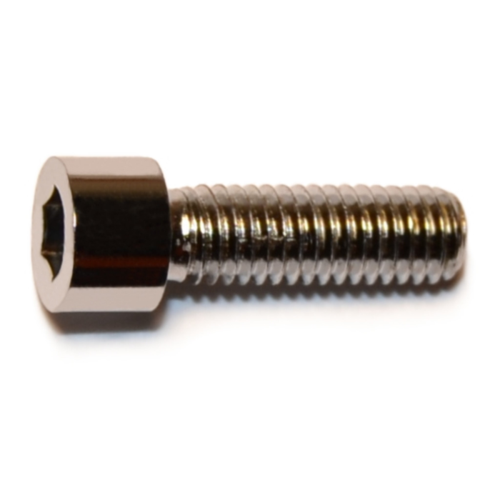 10-32 x 5/8" Socket Head Cap Screw, Fine Thread, Chrome 