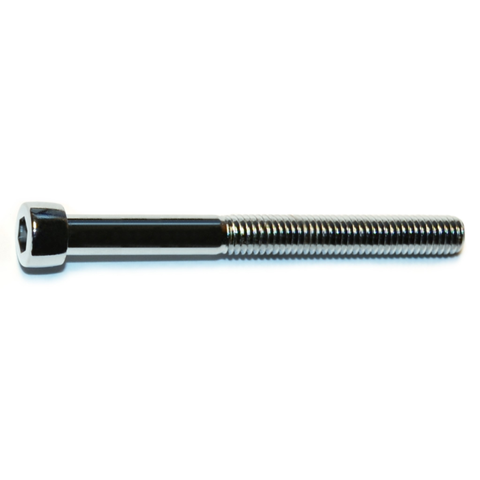 10-32 x 2" Socket Head Cap Screw, Fine Thread, Chrome 