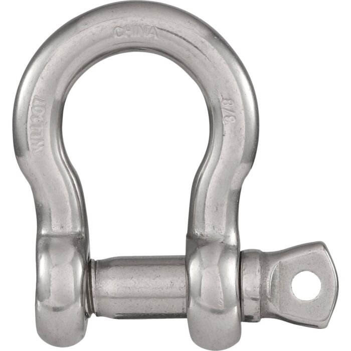 National Hardware National Anchor Shackles, Stainless Steel, 3/8 In.