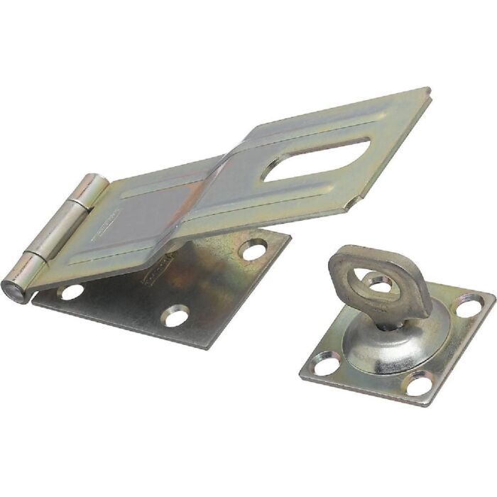 National Hardware 6 In. Zinc Swivel Safety Hasp