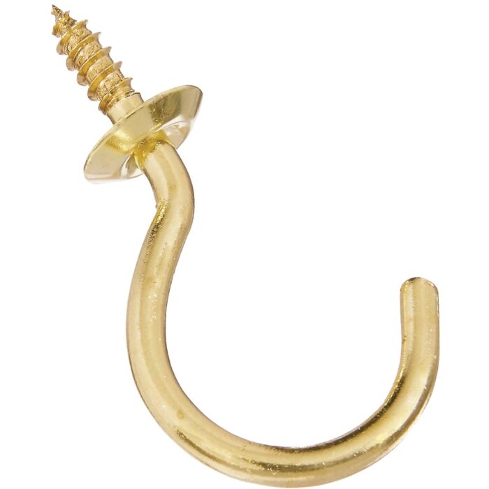 National Hardware Cup Hook (Brass - 2 pk) 2 in.