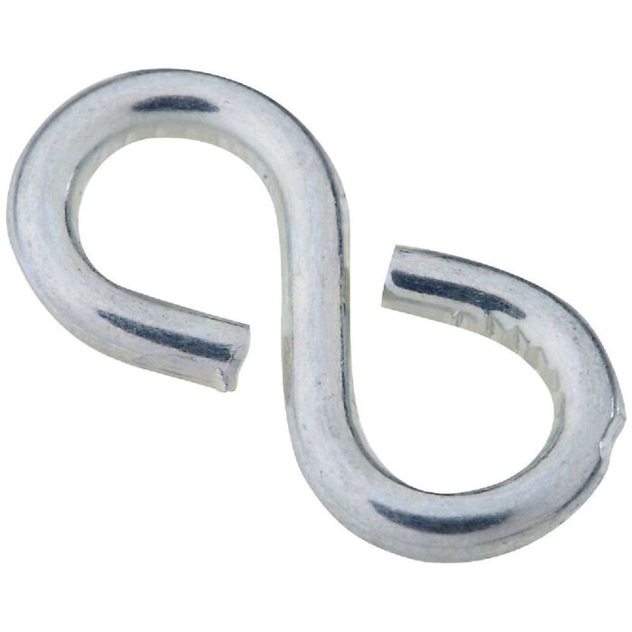 National Hardware 7/8 In. Zinc Light Closed S Hook (8 Ct.)