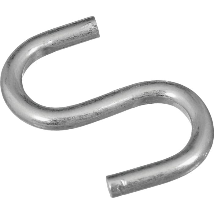 National Hardware 1 In. Zinc Heavy Open S Hook (6 Ct.)