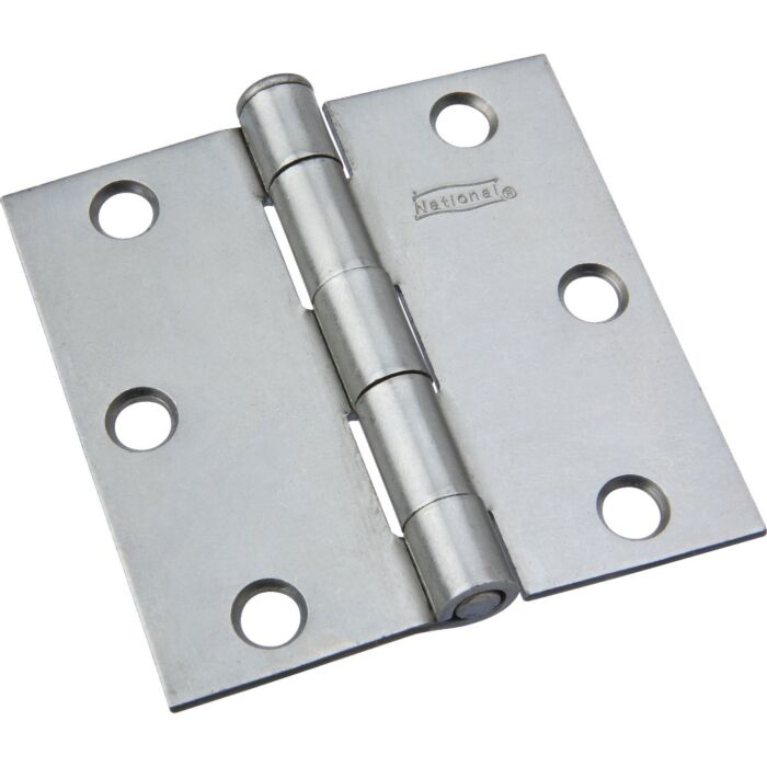 National Hardware Broad Hinge 3" Plain Steel