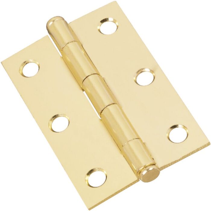 National Hardware National 3 In. Brass Cabinet Hinge (2-Pack)