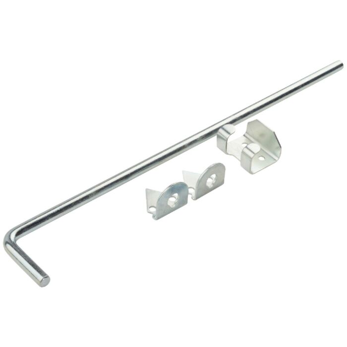National Hardware 1/2 In. X 18 In. Zinc Plated Steel Cane Bolt
