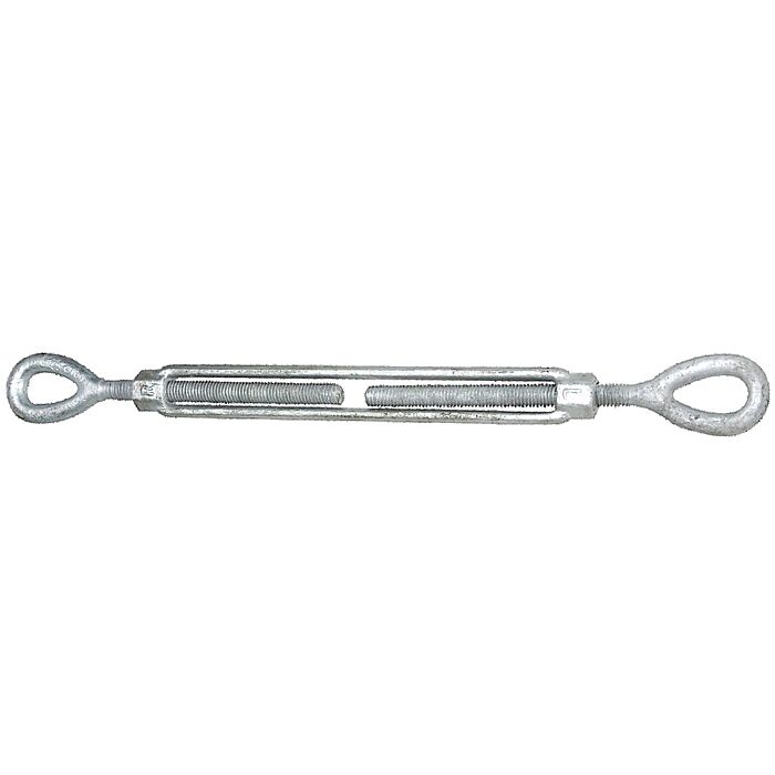 1/2" x 9" Eye To Eye Turnbuckle, Galvanized