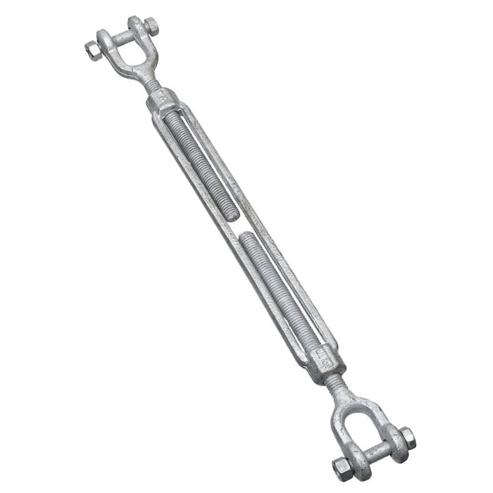 Eye and Jaw 1/2 Galvanized Turnbuckle