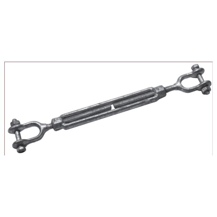 Jaw and Jaw 5/8 in Galvanized Turnbuckle