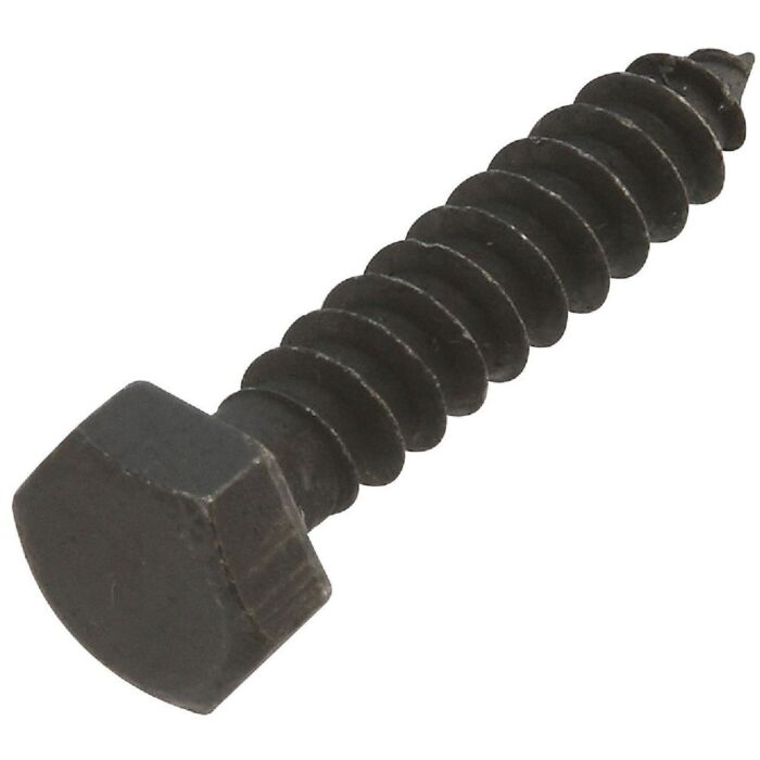 National Hardware 5/16 x 1-1/2 In. Black Zinc Lag Screw (6 Ct.)