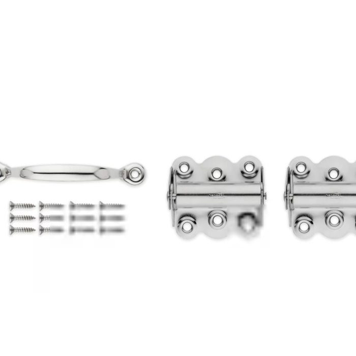 National Hardware SS Screen Door Set (5pc)