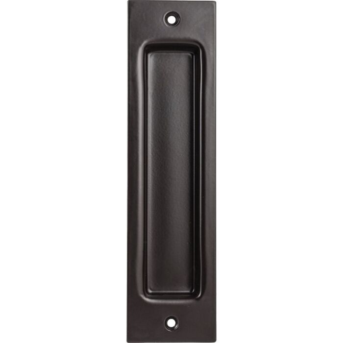 National 8 In. Oil Rubbed Bronze Flush Barn Door Pull