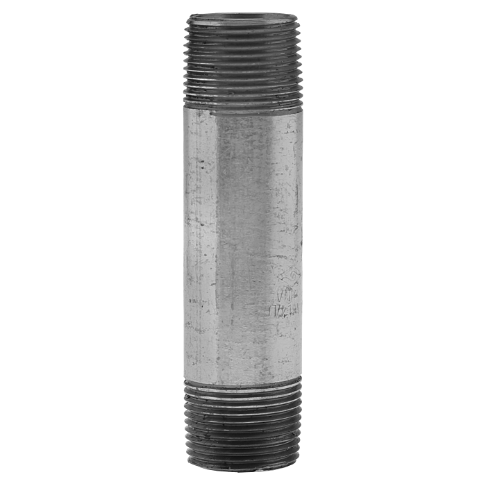 Boshart Industries 1/8" x 8" NIPPLE - GALVANIZED