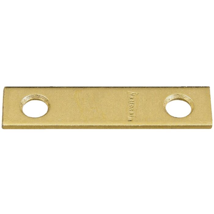 National Hardware 2 In. x 1/2 In. Brass Steel Mending Brace (4-Count)