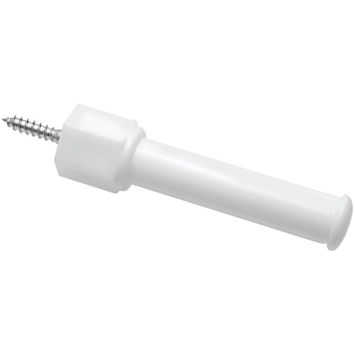 National 3-1/4 In. White Soft Jamb Door Stop (2-Pack)