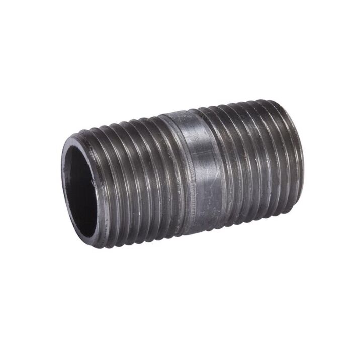 Boshart Industries 2-1/2" x CLOSE NIPPLE - BLACK