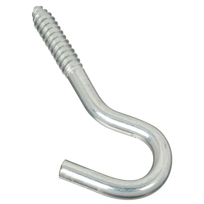 National Hardware Screw Hook (Zinc) 3/8x 4-7/8