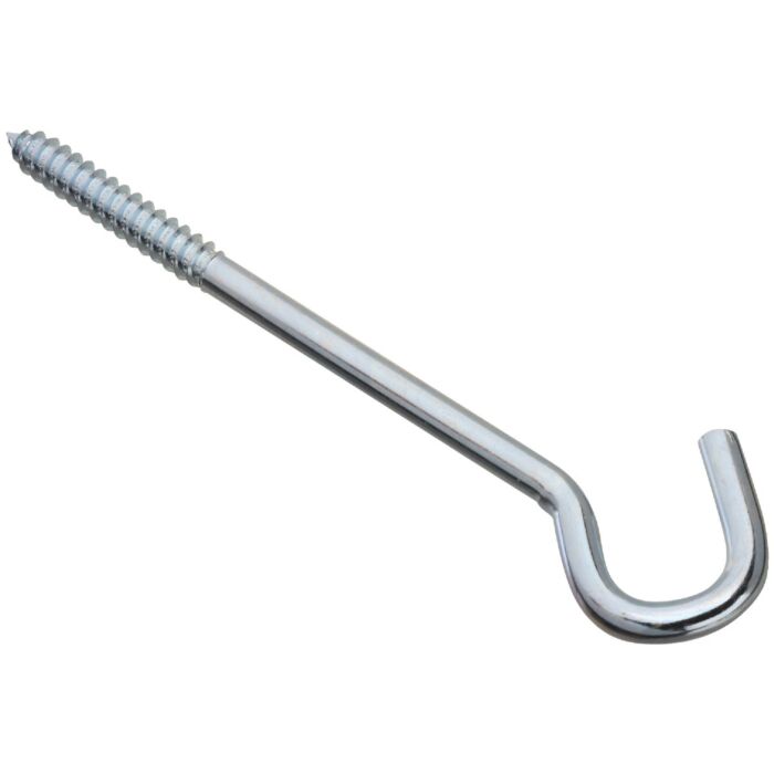 National Hardware Screw Hook (Zinc) 3/8x 8