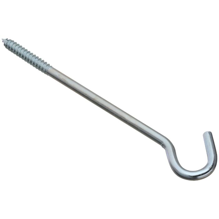 National 3/8 In. x 10 In. Steel Screw Hook