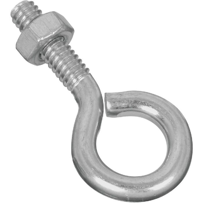 National Hardware 1/4" x 2" Eye Bolt, Zinc