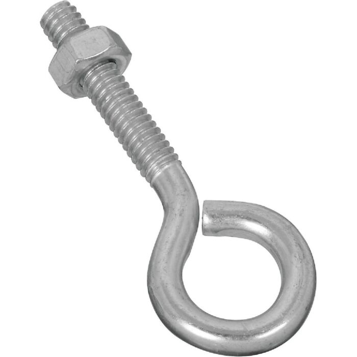 National Hardware 1/4" x 2-1/2" Eye Bolt, Zinc
