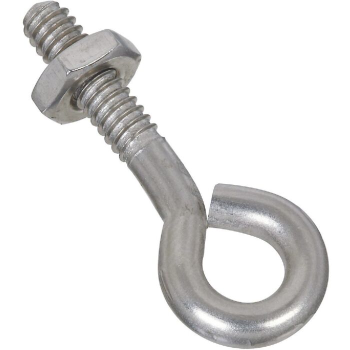 National Hardware 3/16" x 1-1/2" Eye Bolt, Stainless Steel