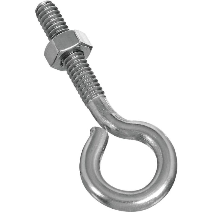 National Hardware 1/4" x 2-1/2" Eye Bolt, Stainless Steel