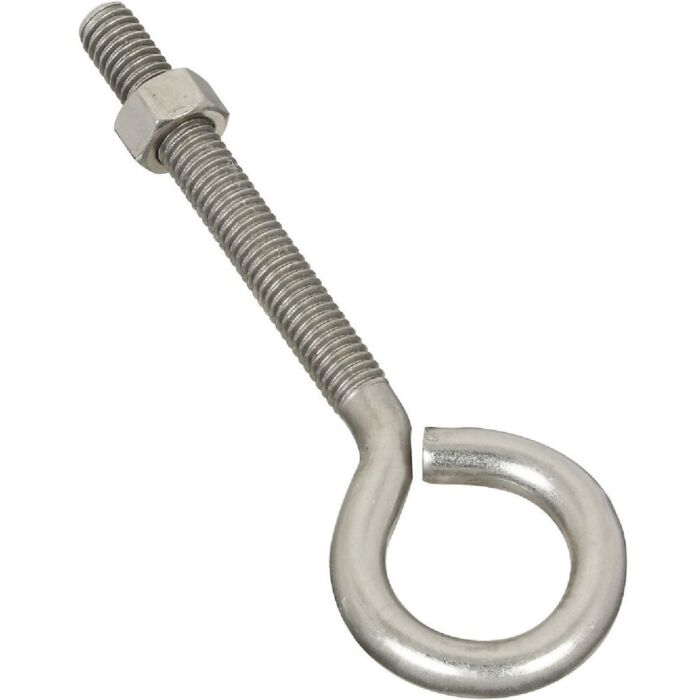 National Hardware 3/8" x 5" Eye Bolt, Stainless Steel