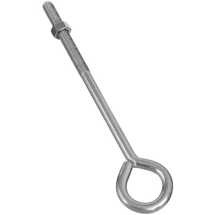 National Hardware 3/8" x 8" Eye Bolt, Stainless Steel