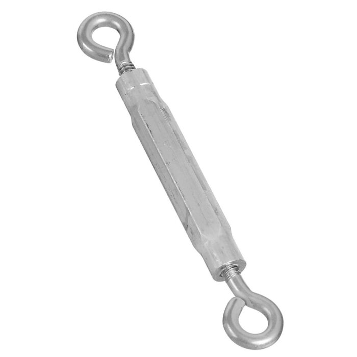 National Hardware 3/16" x 5-1/2" Eye To Eye Turnbuckle, Stainless Steel/ Aluminum