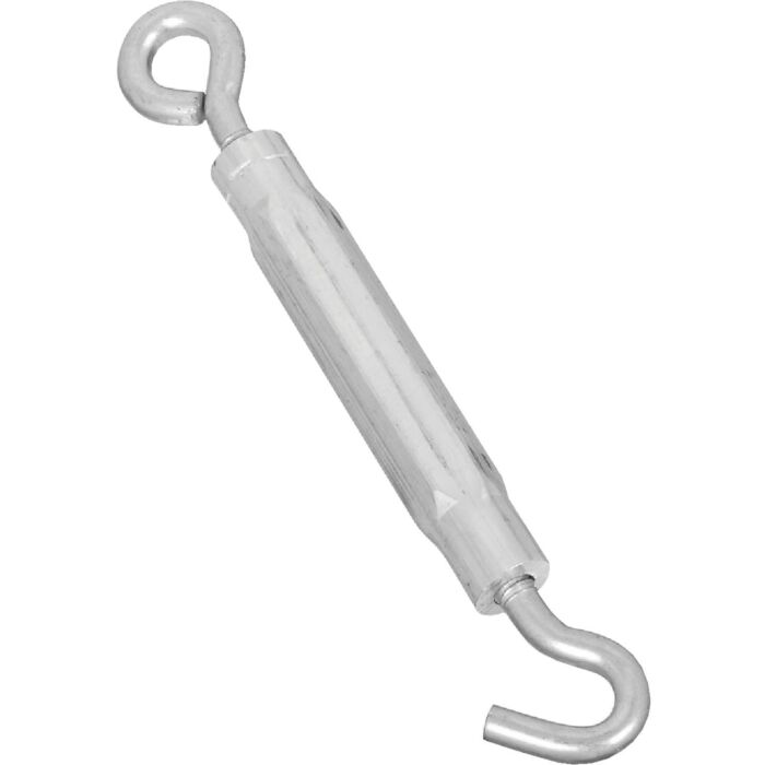 National Hardware 3/16" x 5-1/2" Hook To Eye Turnbuckle, Zinc/Aluminum