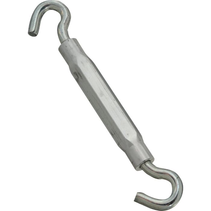 National Hardware 5/16" x 9" Hook To Hook Turnbuckle, Zinc/Aluminum