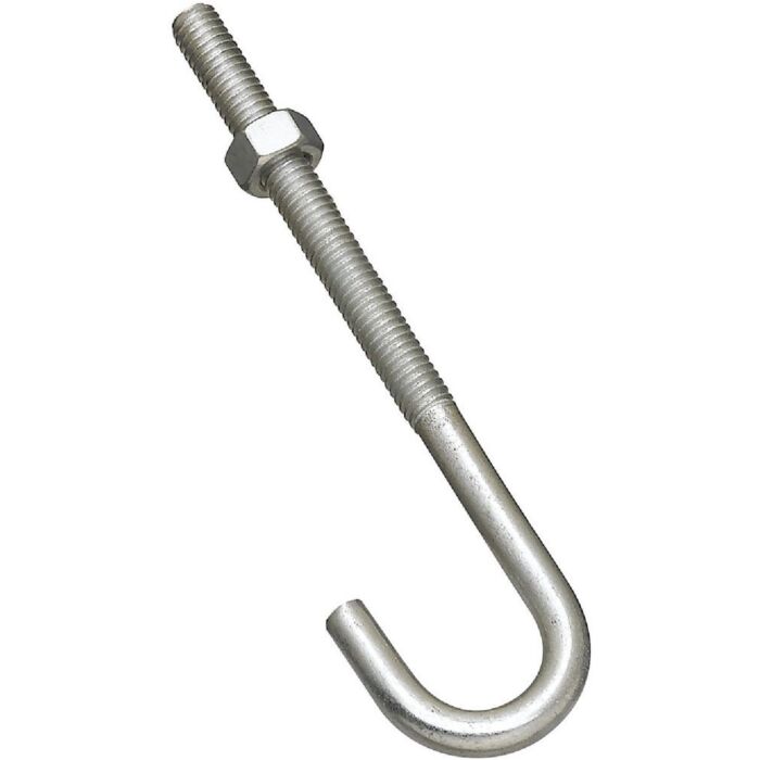 National Hardware 5/16" x 5" Hook J-Bolt, Zinc