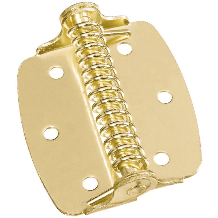 National Hardware 2 In. Brass Spring Hinge (2-Pack)