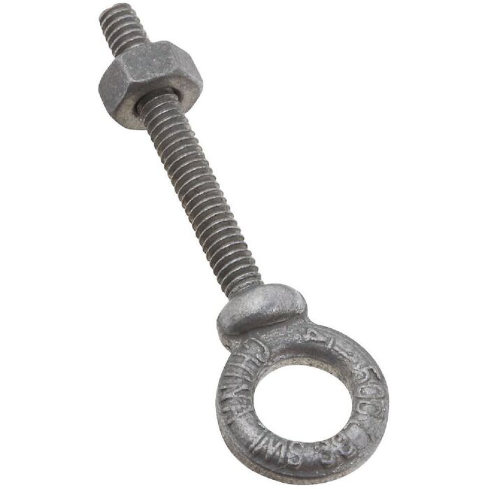 National 1/4 In. x 2 In. Galvanized Eye Bolt National 1/4 In. x 2 In. Galvanized Eye Bolt