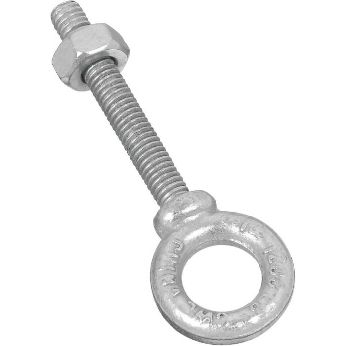 3/8" x 4" Eye Bolt, Galvanized 