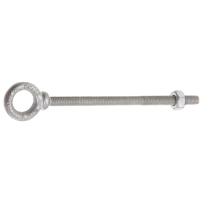 3/8" x 7-1/2" Eye Bolt, Galvanized 