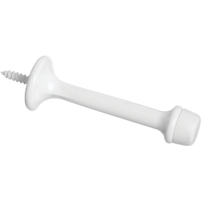 National Hardware Heavy Duty 3 In. Rigid Door Stop, White