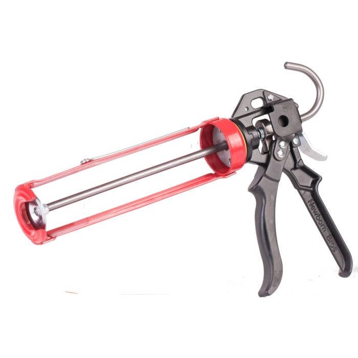 Newborn 18:1 Thrust Super Smooth Rod Revolving Frame Caulk Gun - 10 oz