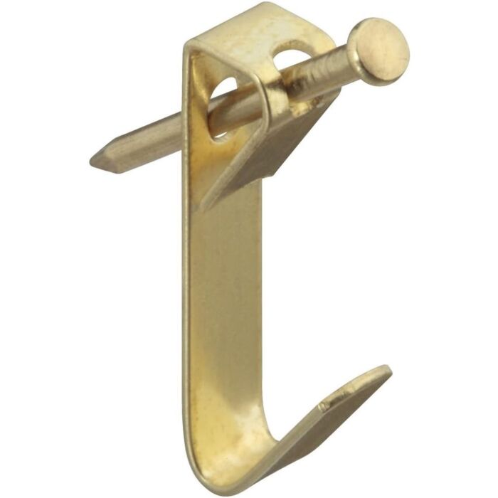 National Hardware Picture Hanger 10# 10pk Brass