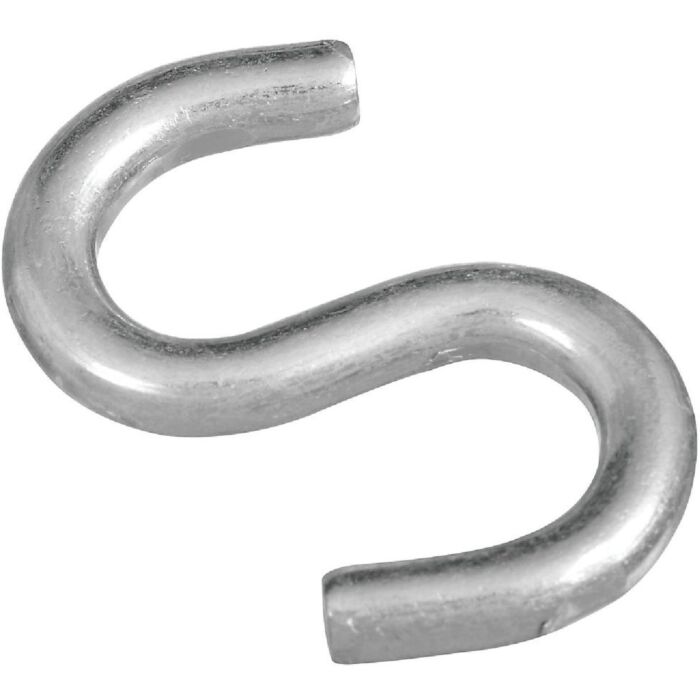 National Hardware Open S-Hook (Zinc) 2 in.