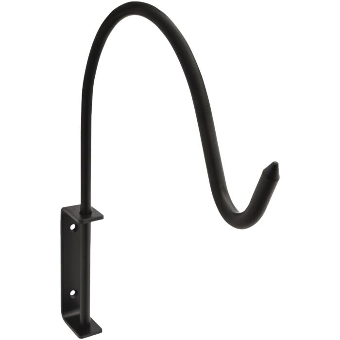National Hardware 12-13/16 In. Black Steel Curved Planter Hanger