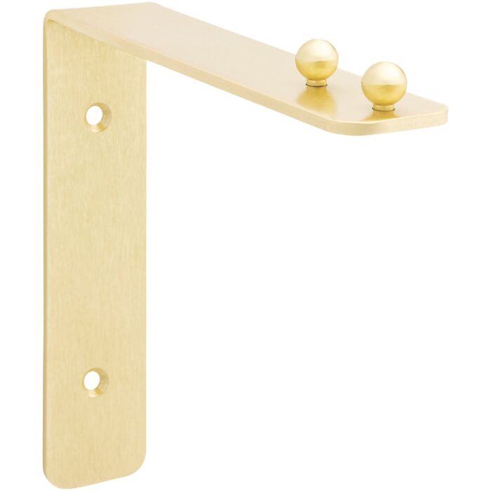 National Hardware 7 In. Brushed Gold Steel Hanging Wall Plant Bracket