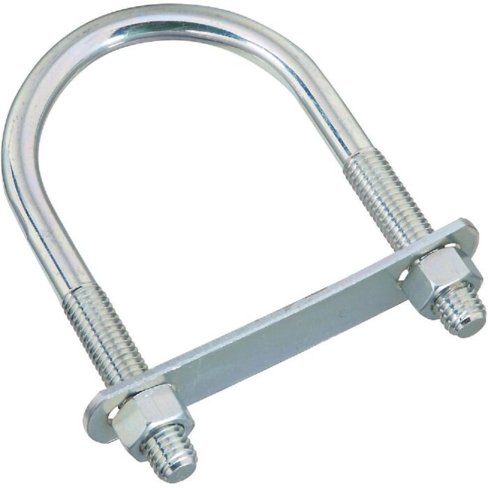 National Hardware 1/2 In. x 3 In. x 5-1/2 In. Zinc Round U Bolt
