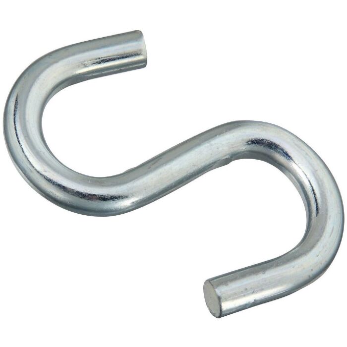 National Hardware Open S-Hook (Zinc) 4 in.