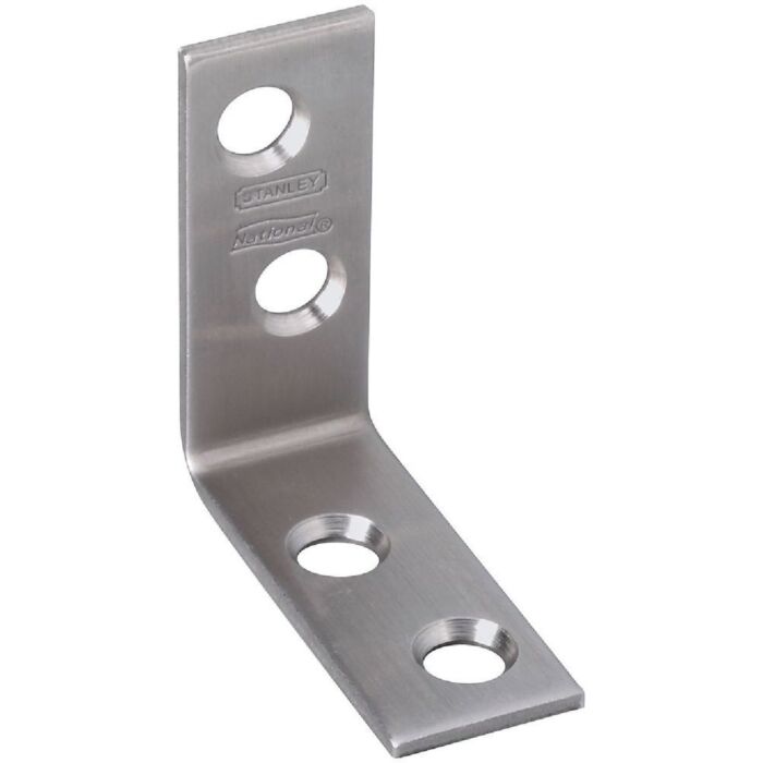 National Hardware 1-1/2 In. x 5/8 In. Stainless Steel Corner Brace (2-Count)