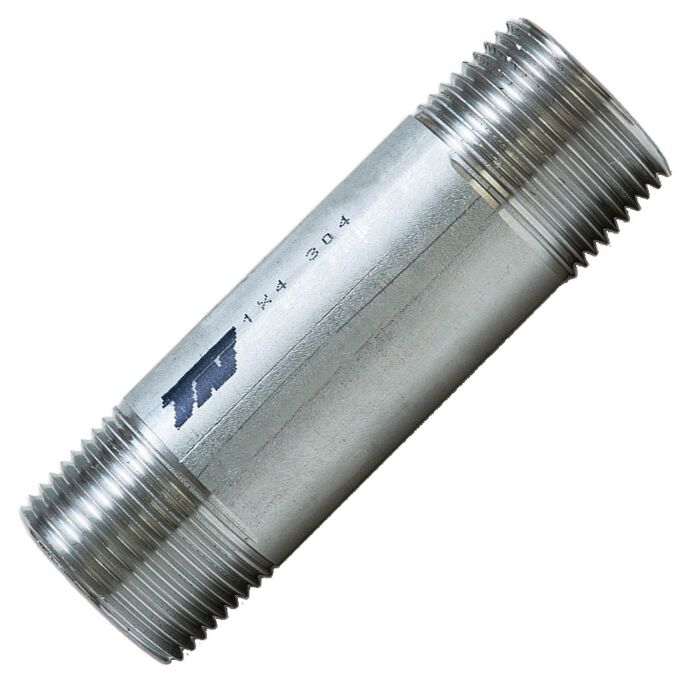 Boshart Industries 3/8" x 2" 304 SS NIPPLE