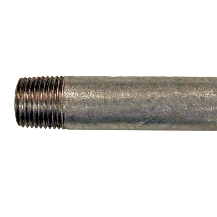 Boshart Industries 3/8" x 48" Ready Cut Pipe Galvanized